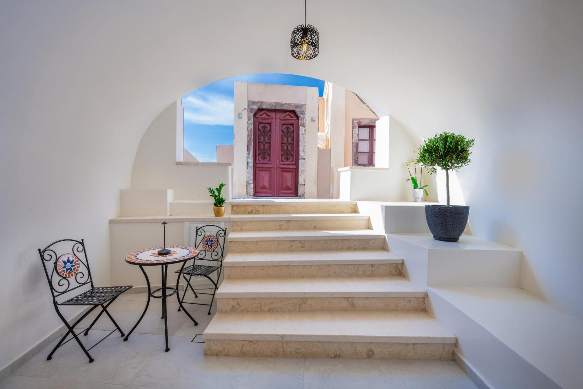 La Madeleine Oia Acomodação com café da manhã Exterior foto
